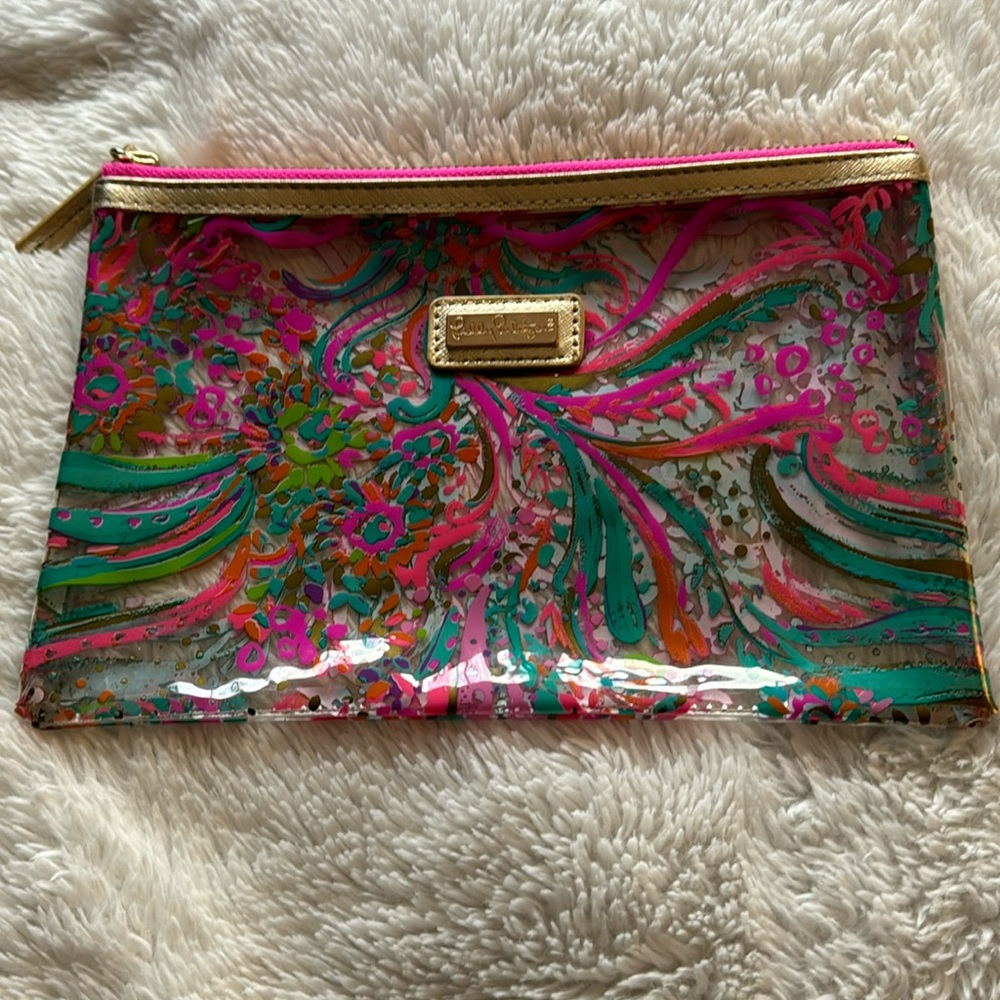 NEW Lilly Pulitzer clear bag